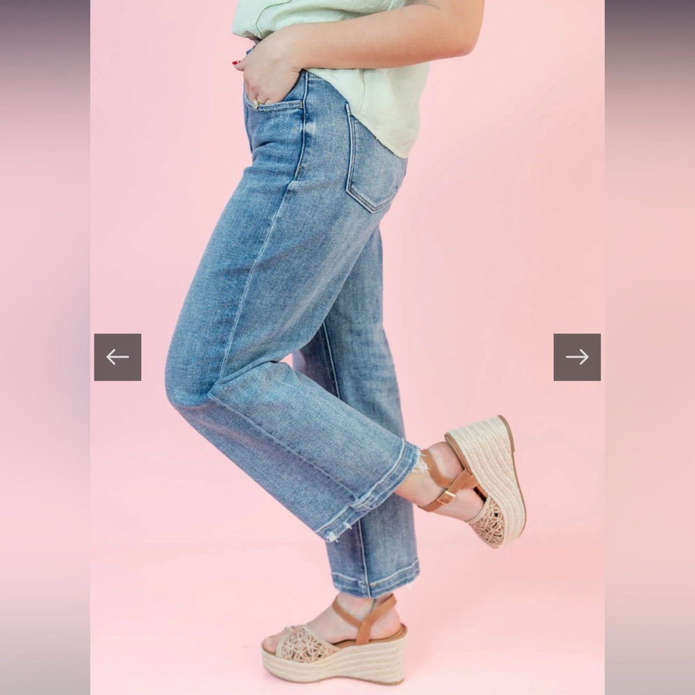 Lovervet own the moment classic crop jeans - Picture 2 of 10